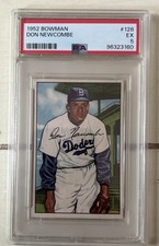 1952 Bowman - Don Newcombe #128 PSA EX 5