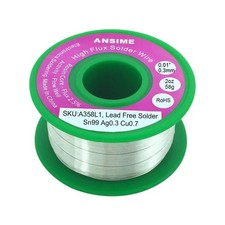 Ultra Fine Solder Wire 0.3mm Lead Free Electronics Solder Wire, Rosin Flux Core