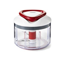Image of Zyliss E910015 Easy Pull Food Processor | 750ml Capacity | 750ml, White/Red
