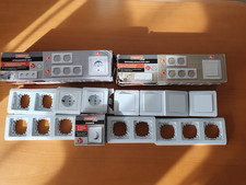 Powerfix Profi Wechselschalter-Set + Steckdosen-Set + Dimmer  Unterputzmontage