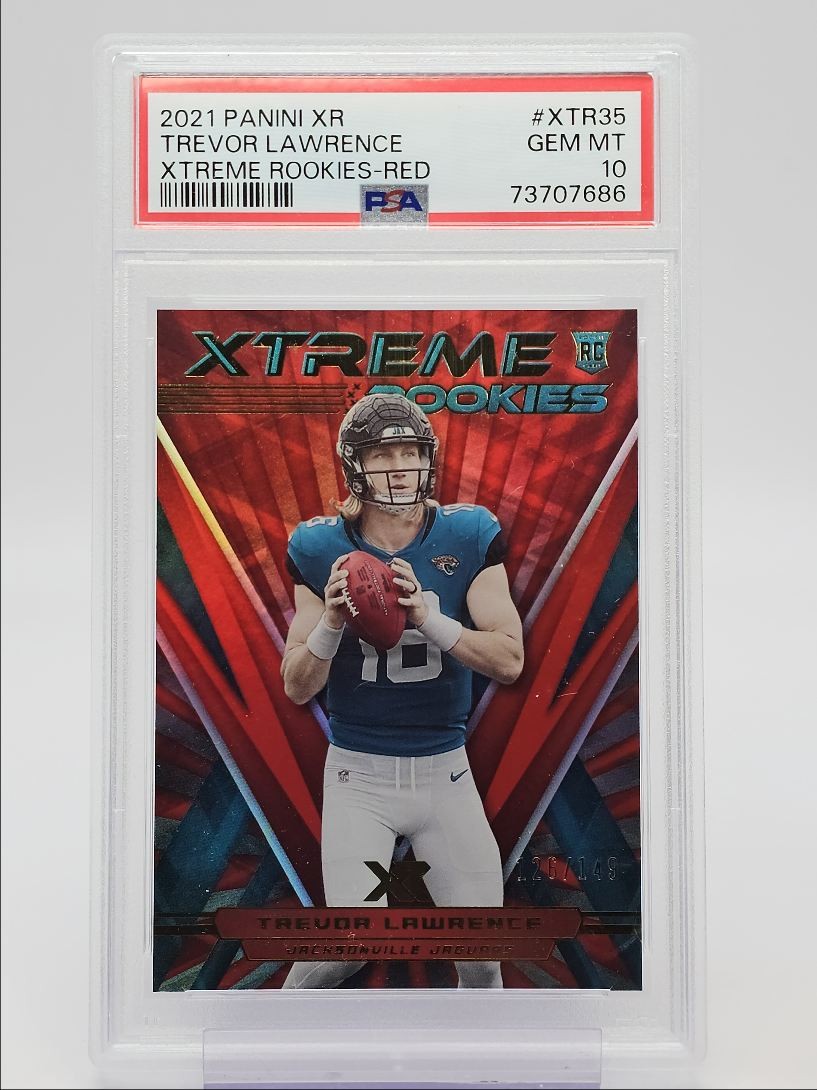 Trevor Lawrence Panini XR Xtreme Rookies #XTR35 Red