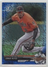 2017 Bowman Chrome Prospects Blue Shimmer Refractor Jomar Reyes #BCP137 0f8
