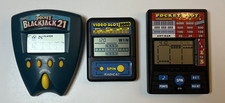 RADICA Pocket Slot, Blackjack 21, Video Slot Handheld Games - Lot OF 3 TESTED