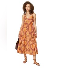 Ulla Johnson Valentina Tie-Dye Cotton Maxi Dress | Size 10