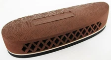 Pachmayr F325 Deluxe Field Recoil Pad White Line Base Medium 1.10" Brown - 00007