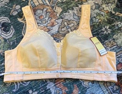 2 Apricot Moona Bras Women Charm Bra Front Snaps Comfortable Full Coverage Bra