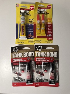NEW 2x Pack The original Super Glue, Fix All, Super Glue; Tank Bond