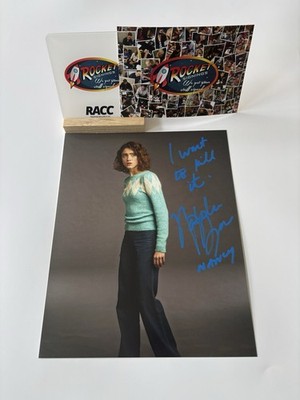 NATALIA DYER In-Person signed Autogramm/Autograph 20x25cm Stranger Things