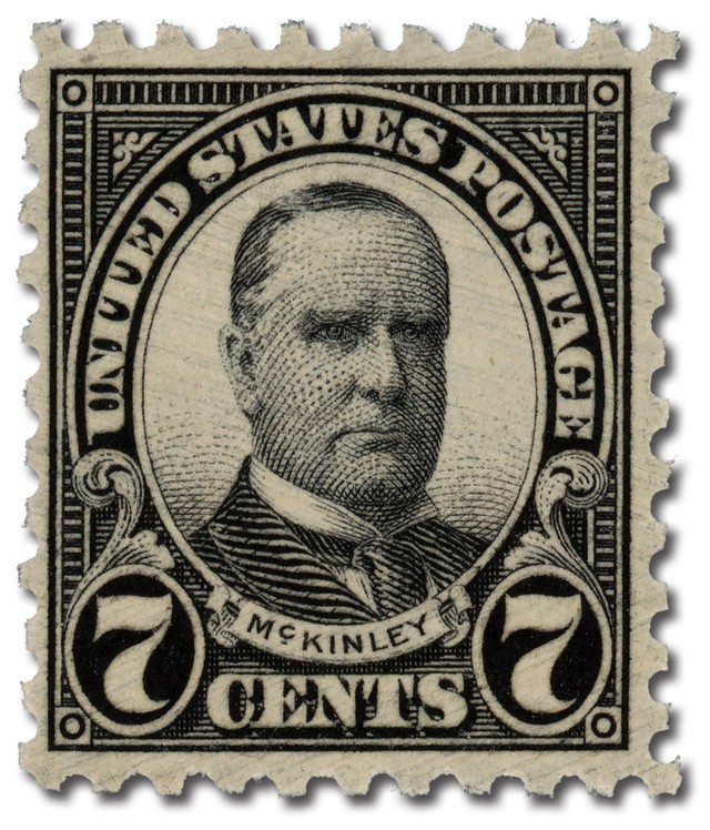 us stamps 1926: unused McKinley Perf 10  Scott # 588 from 1926  MH OG