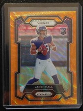 2023 Panini Prizm Jaren Hall RC Rookie #367 Orange Wave Prizm /60