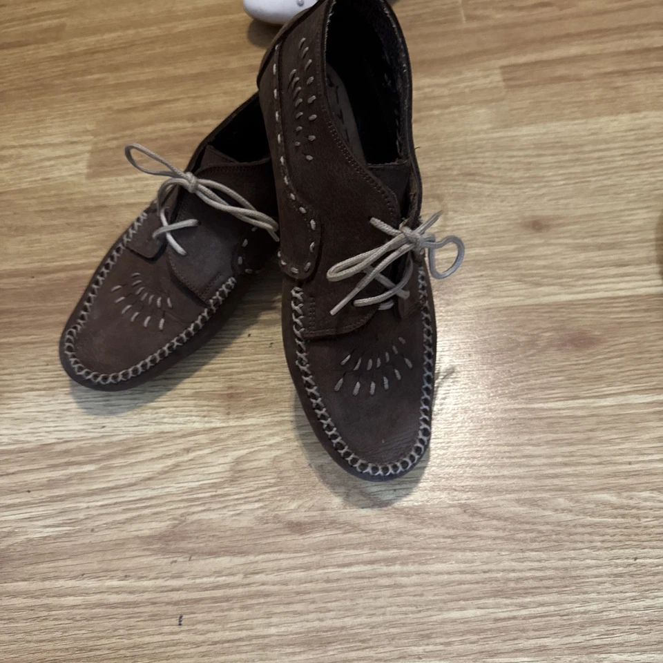 Zapatos estilo mocasines Hush Puppies de cuero marrón. Talla 7,5 Foto 3 de 4