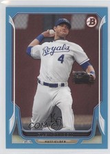 2014 Bowman Blue 21/500 Alex Gordon #59 0a1