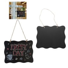 2 Pcs Hängeboard Tafel Zum Aufhängen Kleines Tafelschild Mini -Tafel -Tags