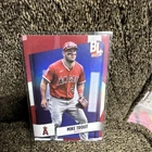 Topps 2024 Big League Super Rare Red Foil Mike Trout #290 Angels MLB Card