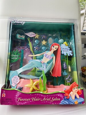 Disney The Little Mermaid Forever Hair Ariel Salon 2004 Mattel