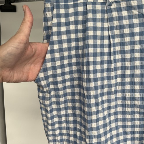 Abound, Women's Gingham Button Shorts, Blue/White, Size 2X, NWT - Picture 2 of 10