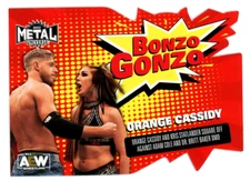 Orange Cassidy 2022 Upper Deck Skybox Metal Universe AEW Bonzo Gonzo #BG-1