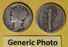 1929   US Mercury Dimes in Good condition...see Photos