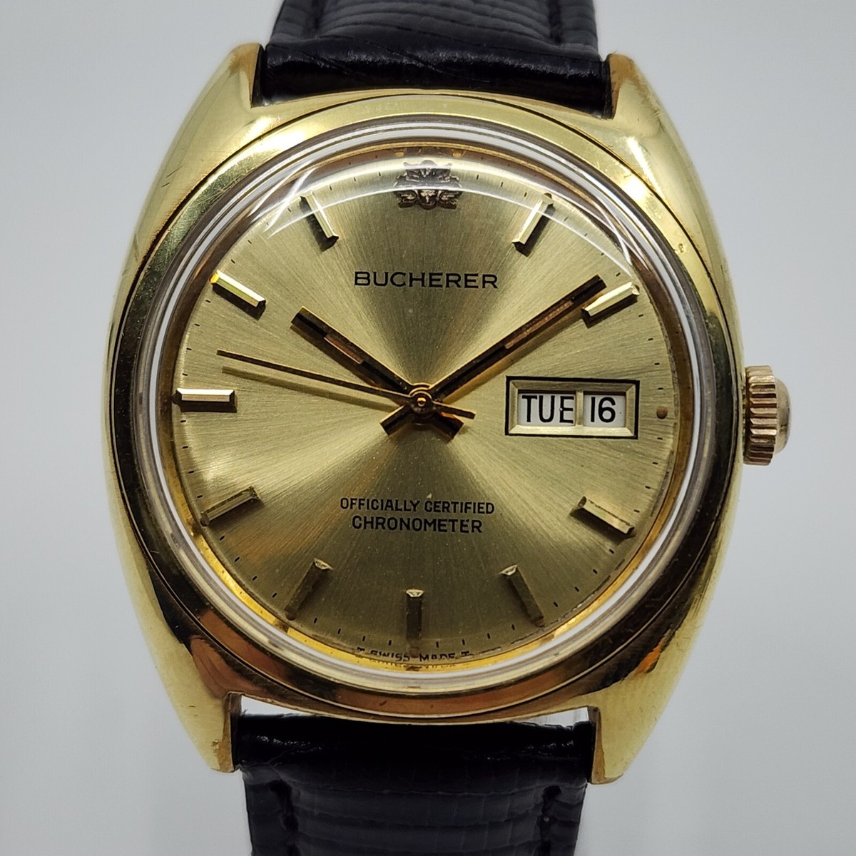 Serviced 60s Bucherer Chronometer 25 Jewels Ref. 1558 Cal Serviced 60s Bucherer Chronometer 25 Jewels Ref. 1558 Cal