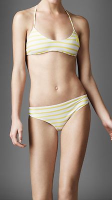 BNWT Beautiful Designer Ladies BURBERRY Striped Bikini Set Size XL