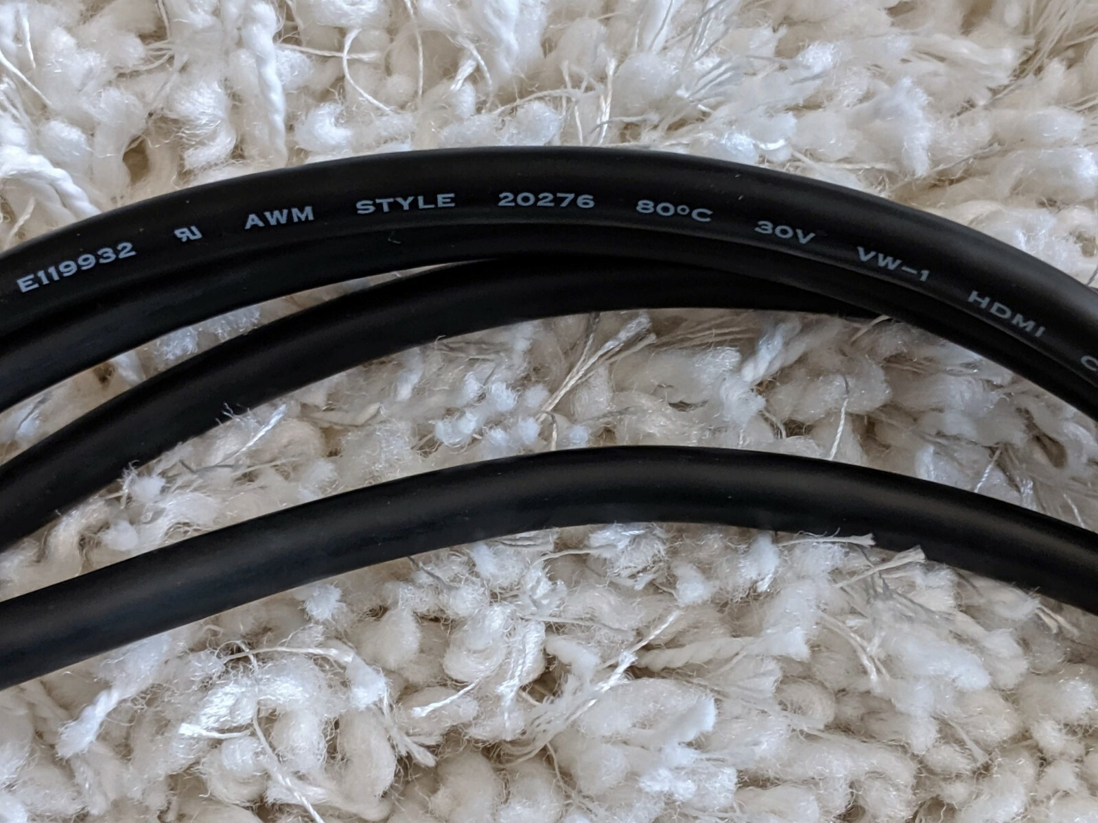 HDMI-DVI Copartner 10 Foot Cable E139932  VW-1 AWM 20276 10ft  High Speed Gold