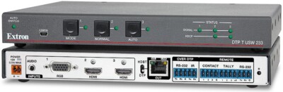 Extron, DTP T USW 233 TX Three Input Multi-Format Switcher, 60-1551-12