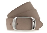 Tamaris Leather Belt W115 GüRtel Grey Taupe Grau Neu