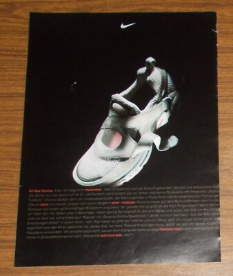 Seltene Werbung vintage NIKE AIR VERONA Schuhe 2002