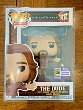 The Dude #1414 Big Lebowski Funko POP! SDCC 2023 Exclusive Con Sticker