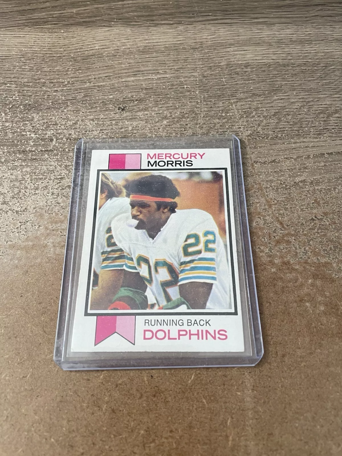 Mercury Morris trading card