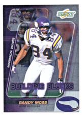 RANDY MOSS 2000 Score Building Blocks #BB04 Minnesota Vikings Football Card