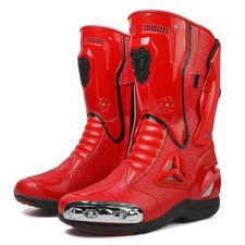 Waterproof Motorcycle Protective Shoes Men Gear Shift Mid-calf Cycling Boots
