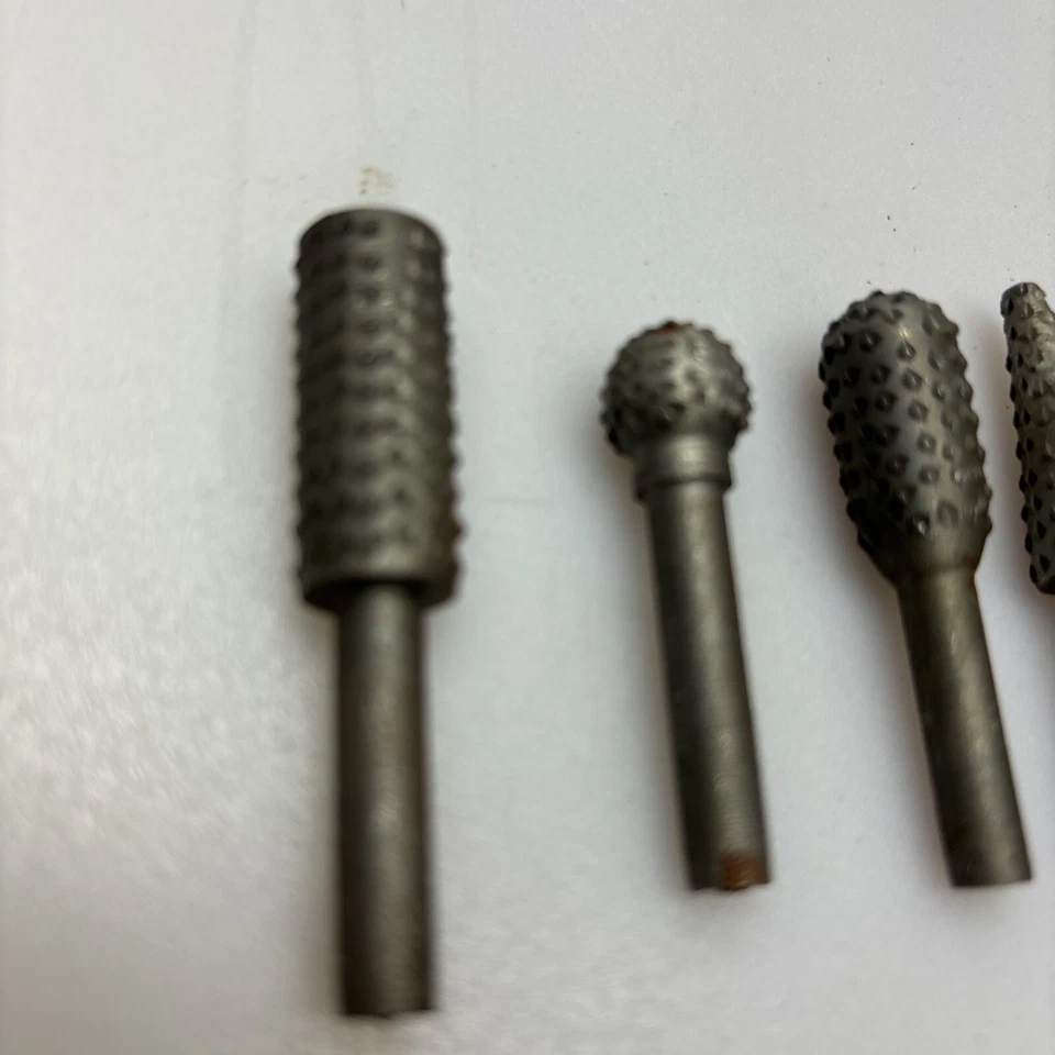 AMTECH 5 piezas Kit de juego de archivos de metal de acero en relieve raspador giratorio eléctrico Foto 3 de 4
