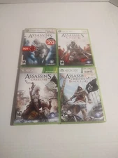 Xbox 360 Games Assassin's Creed  1, 2, 3, & Black Flag Free Shipping!!!