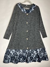 NWT Made With Love Gray Sweater Dress - Women's Size M-