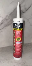 NEW DAP Kwick Seal Plus 10.1 oz White Premium Kitchen and Bath Adhesive Sealant