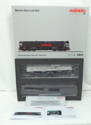 Marklin 39075 Class 66 STORE LOK !! 2022 mfx PLUS DIGITAAL geluiden DAMPUITSTOOT