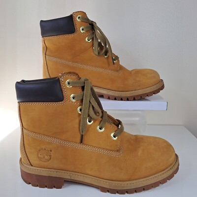 Timberland Premium Tan Brown Nubuck 12909 Leather Boots UK