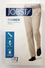 New Jobst For Men Medical Compression Stockings 15-20mmHg/Khaki/Medium/Knee CT