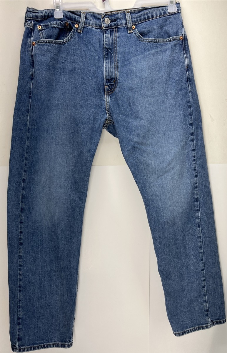 Levi's 505 Jeans Mens 36x30 Blue Denim Straight Leg Regular Levi's 505 Jeans Mens 36x30 Blue Denim Straight Leg Regular