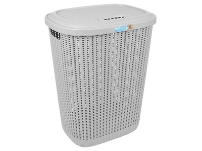 Keeper Arne Laundry Basket, Gray, 44X34X58 Cm Blue