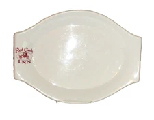 Jackson Restaurant Ware China Platter Custom Paul McCobb  Coach Inn Oval White