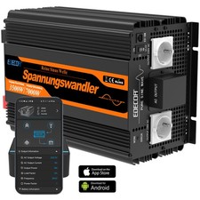 EDECOA Inverter Onda Sinusoidale Pura 3500W 1500W 2000W 2500W 220V 12V WIFI APP