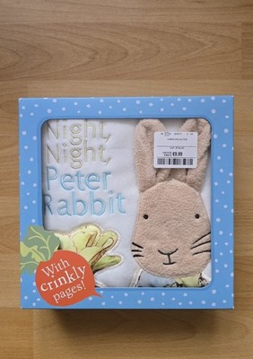 Peter Rabbit Stoffbuch + Plüschhase   Baby Fühlbuch / Knisterbuch   neu in Box