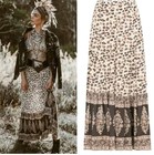 Spell & the Gypsy Collective Delirium Cream Grey High Waist Maxi Skirt S👇check