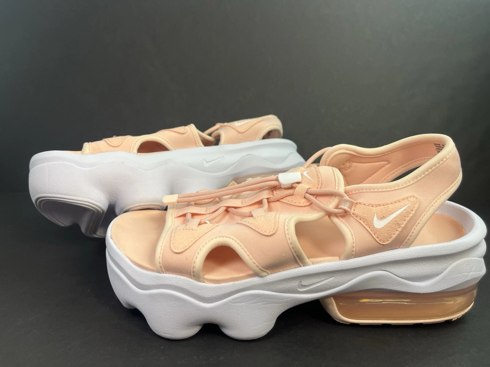 Nike Air Max Koko sandalo donna taglia 10 corallo lavato bianco guava ghiaccio CW9705 600