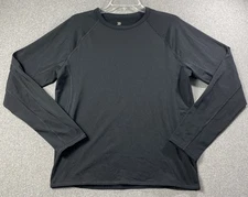 All in Motion Womens Black Workout Athletic LS Top Size L