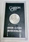 1882 Carson City Uncirculated Morgan  Silver Dollar