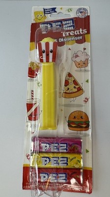 PEZ TREATS COLLECTION Dispenser POPCORN DISPENSER Candy Expires 10/29