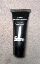Dr. Brandt Microdermabrasion Age-defying Exfoliator Scrub Travel .25 oz 7.5g New
